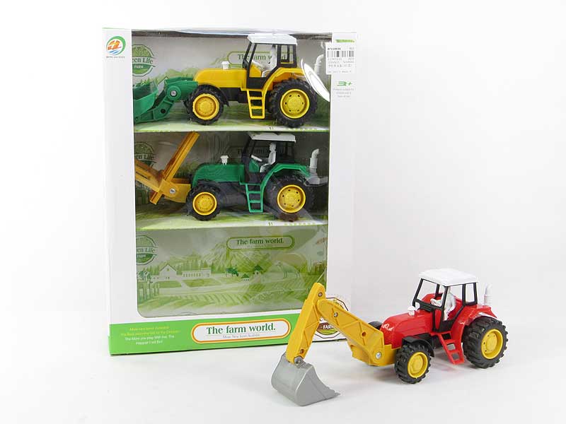 Friction Farmer Tractor(3in1) toys