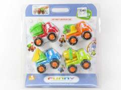 Friction Construction Truck(4in1)