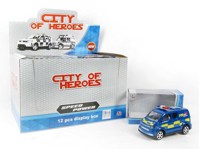 Friction Police Car(12in1) toys