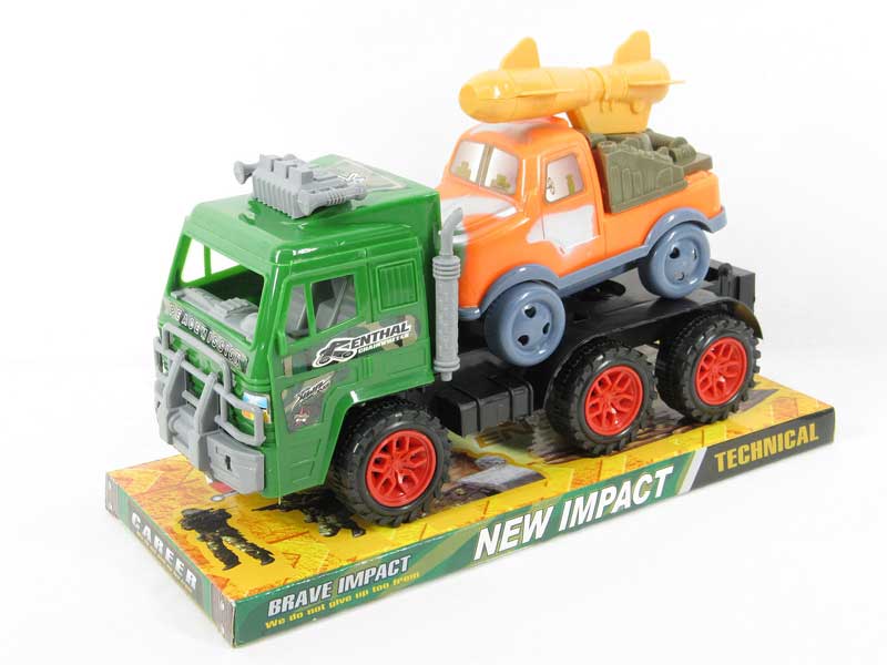 Friction Truck Tow Pull Back Car toys