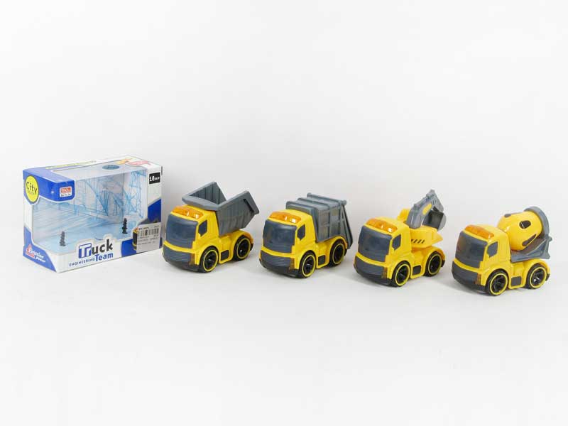 Friction Construction Truck W/L_S(4S) toys
