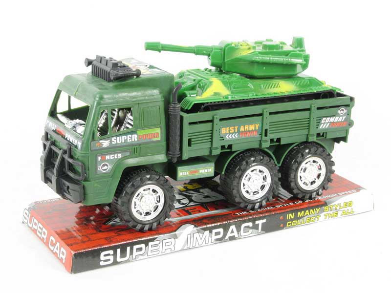 Friction Truck Tow Panzer(2C) toys