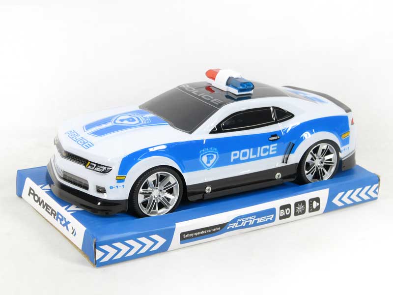 1:18 Friction Police Car W/L_M(2C) toys