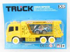 Friction Construction Truck Tow Car
