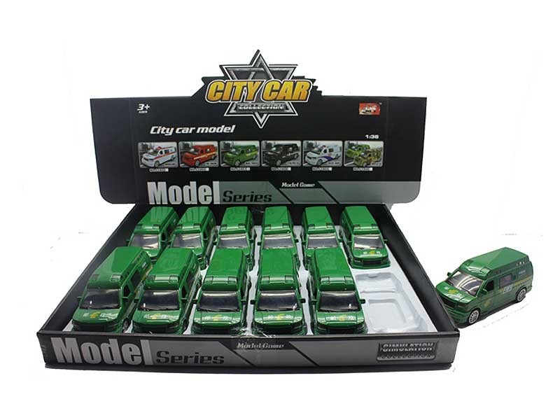 Friction Mail Car W/L_S(12pcs) toys