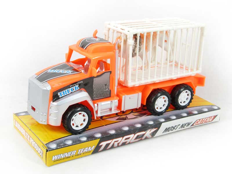 Friction Truck Tow Lion(2C) toys
