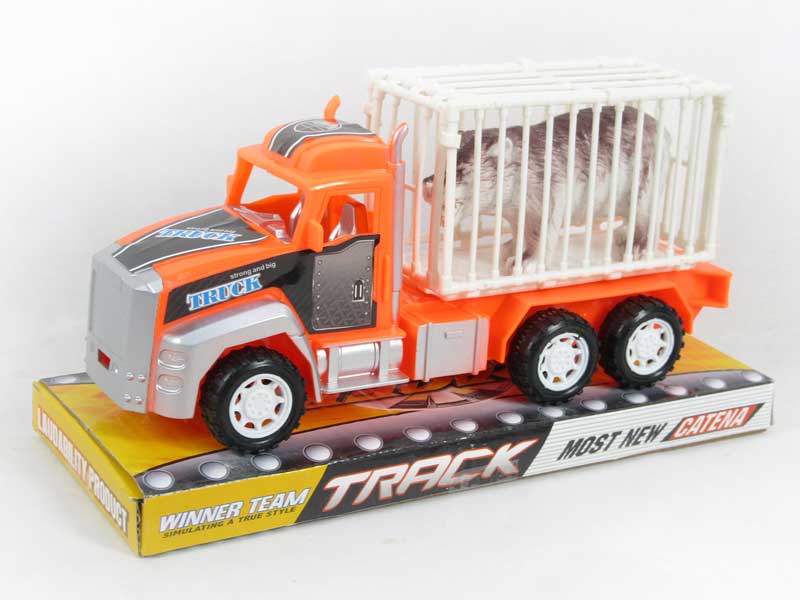 Friction Truck Tow Bear(2C) toys