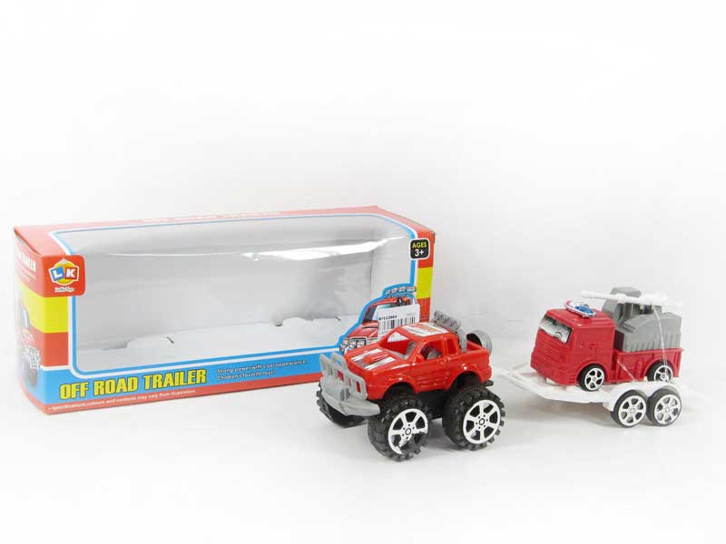 Friction Truck Tow Fire Engine(3S) toys