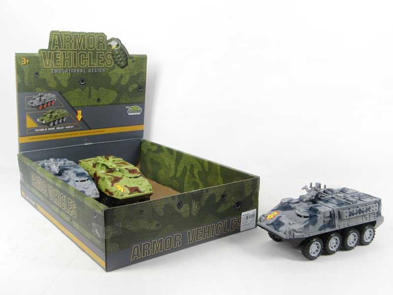 Friction Battle Tank W/L_M(6in1) toys