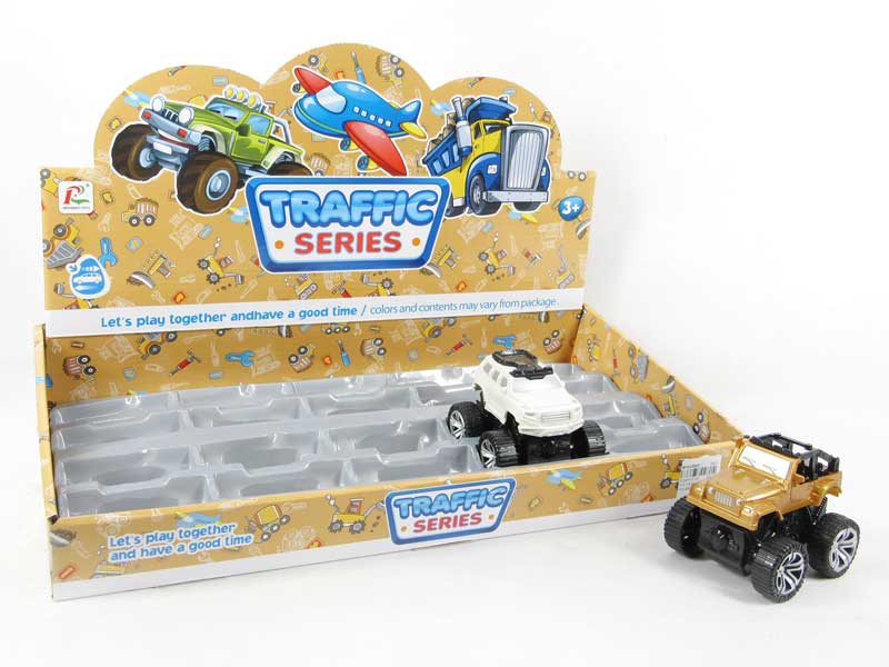 Friction Cross-country Car(10in1) toys
