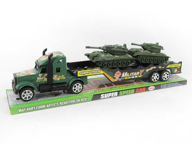 Friction Truck Tow Tank(2C) toys