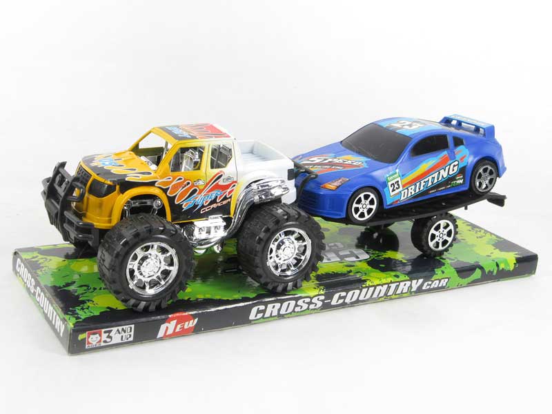 Friction Truck Tow Friction Sports Car toys