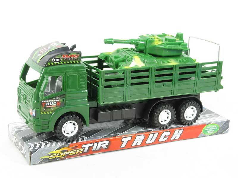 Friction Truck Tow Free Wheel Panzer toys