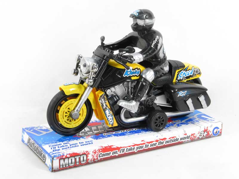 Friction Motorcycle W/L_(3C) toys