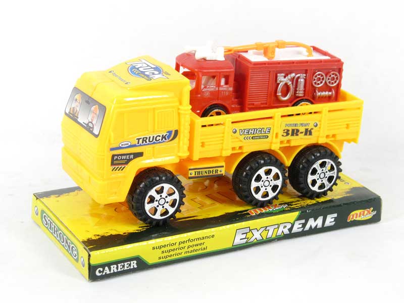 Friction Truck Tow Free Wheel Fire Engine(2S) toys