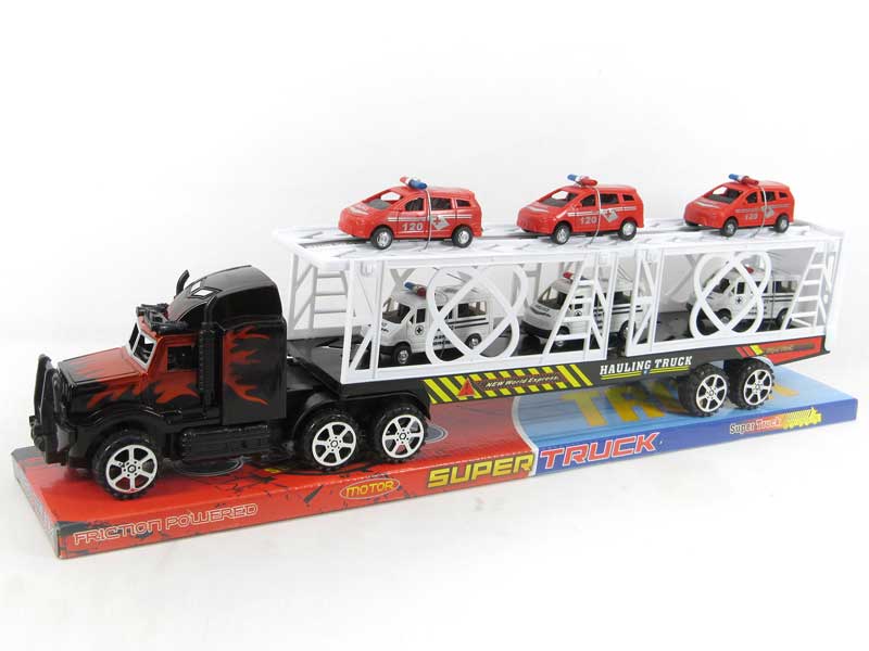 Friction Truck Tow Ambulance(3C) toys