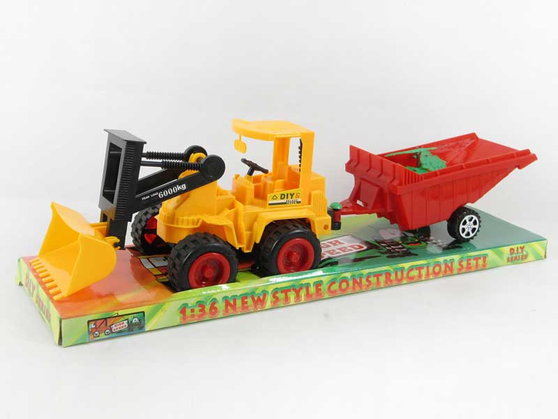 Friction Construction Truck Set(2S) toys
