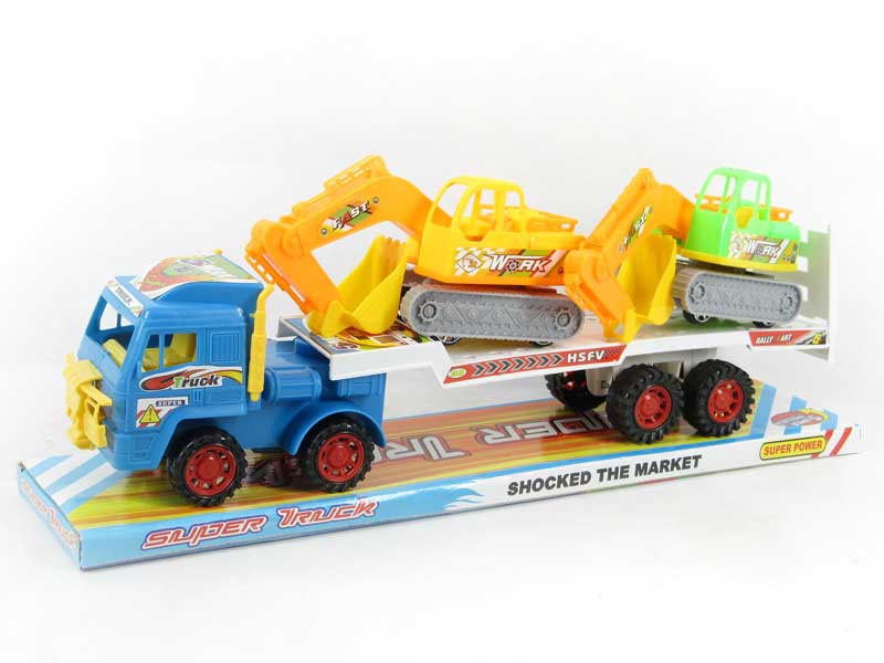 Friction Truck Tow Free Wheel  Construction Truck(2C) toys