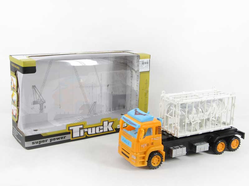 Friction Truck Tow Elephant(2C toys