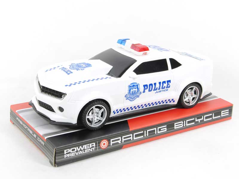 1:18 Friction Police Car W/L_M toys