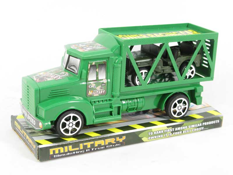 Friction Truck Tow Jeep toys