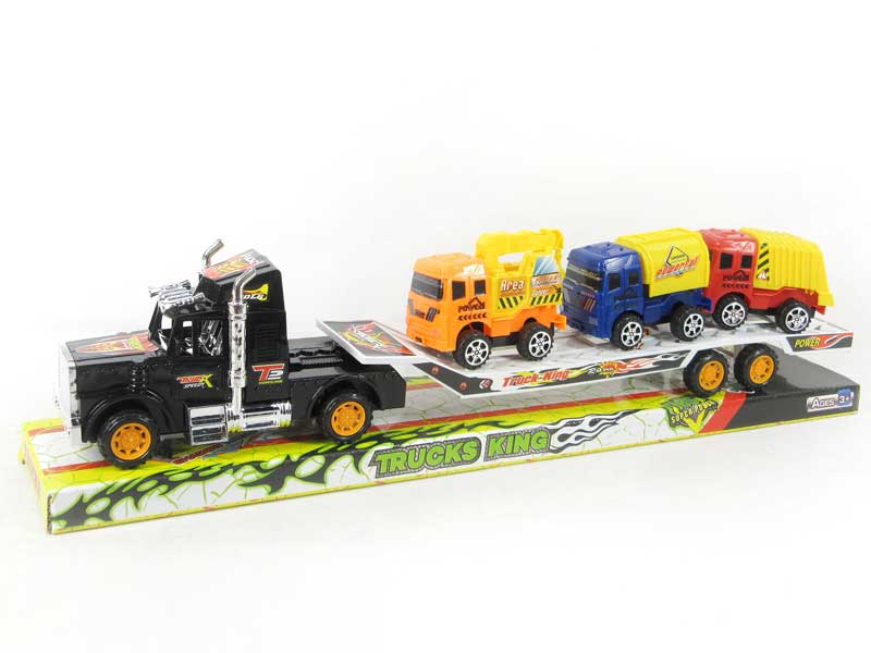 Friction Truck Tow Free Wheel Construction Truck(3C) toys