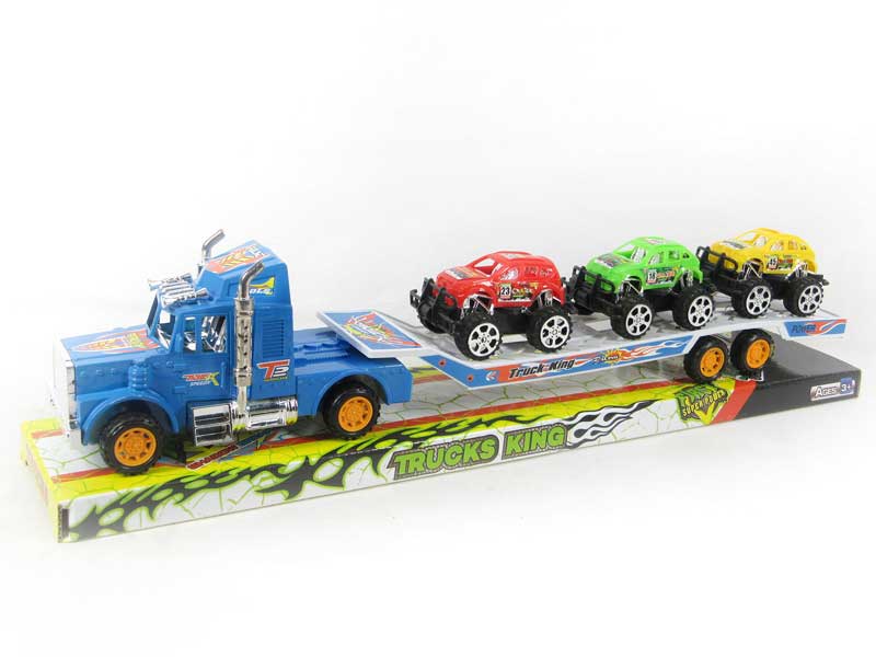 Friction Truck Tow Free Wheel Racing Car(3C) toys