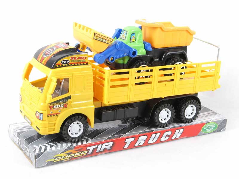 Friction Truck Tow Free Wheel Construction Truck(5S) toys