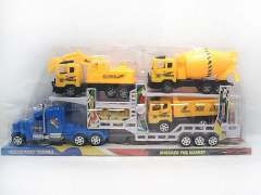 Friction Double Deck Trailer toys