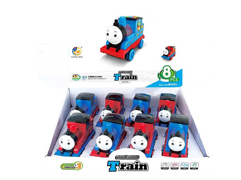 Friction Train W/L(8in1) toys