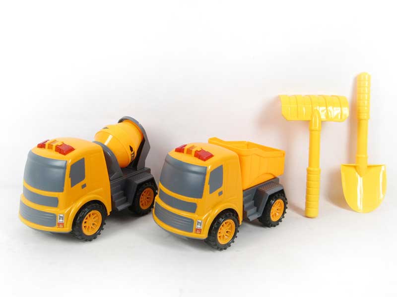 Friction Construction Truck & Spade（2in1） toys