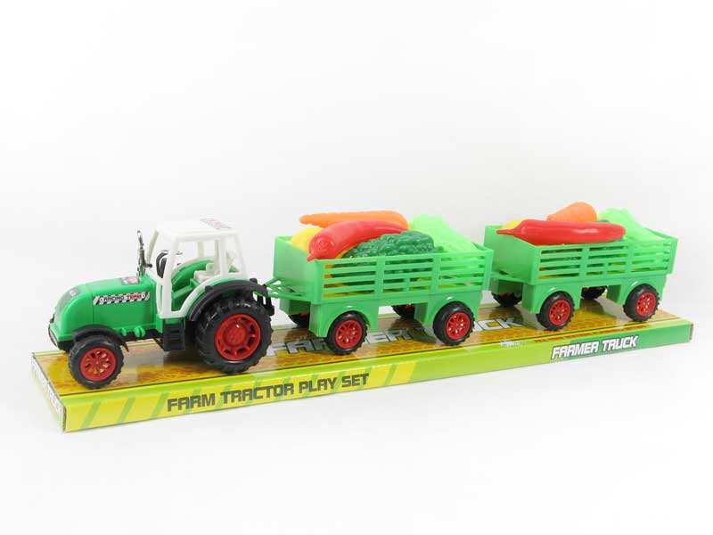 Friction Truck Tow Vegetable(2C) toys