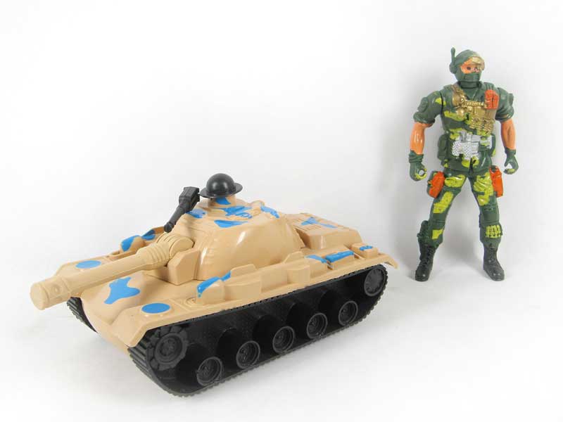 Friction Tank & Soldier toys