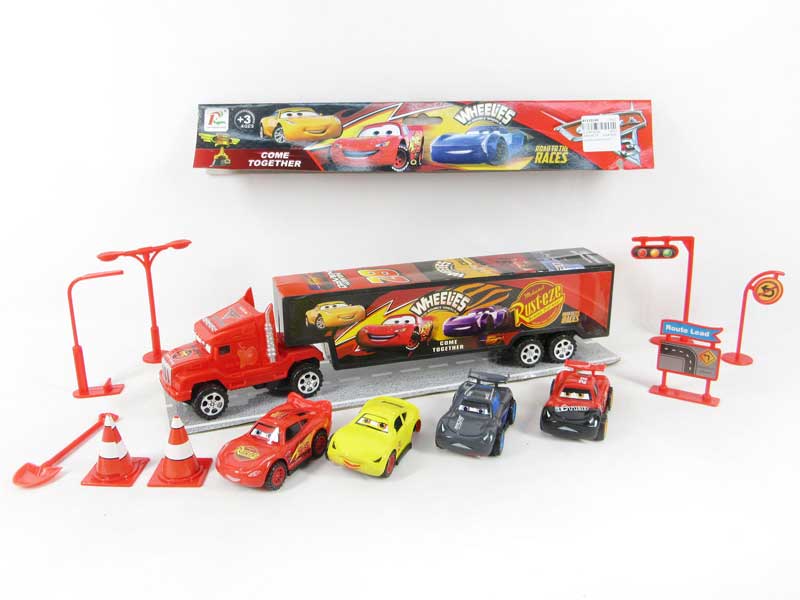 Friction Container Truck Set toys