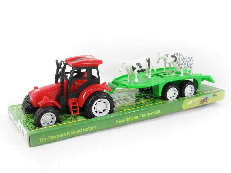 Friction Farmer Tractor(2C) toys