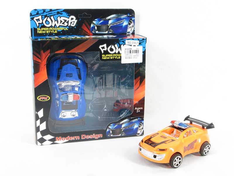 Friction Police Car(2in1） toys