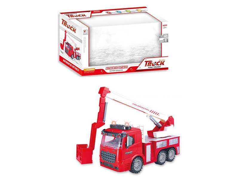 Friction Fire Engine W/L_M toys