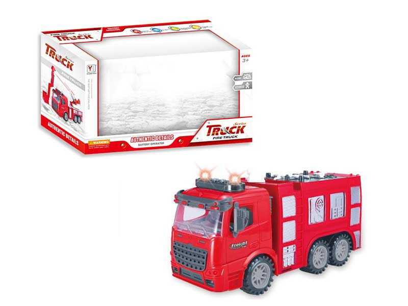 Friction Fire Engine W/L_M toys