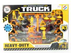 Friction Power Construction Truck Set