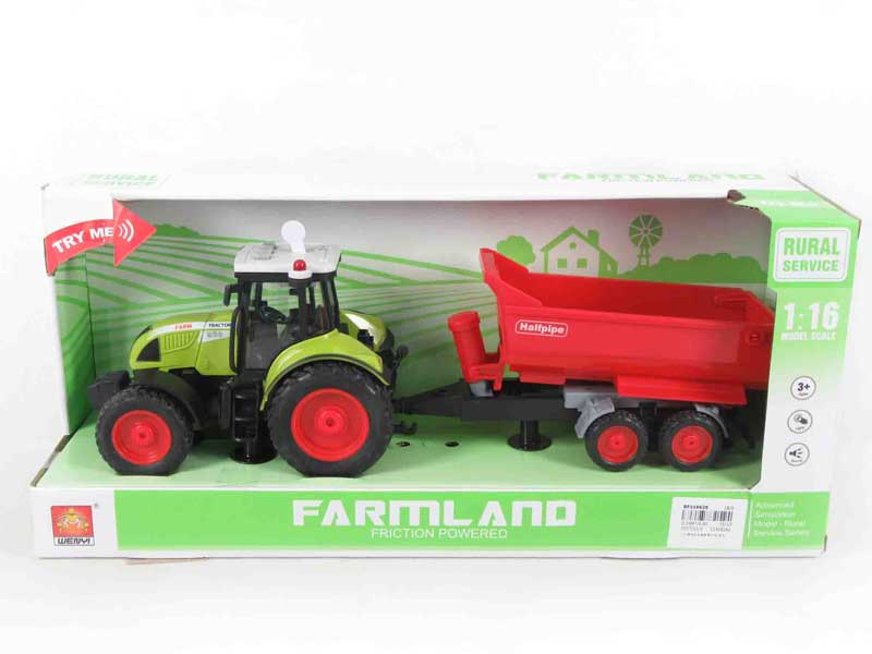 1:16 Friction Farmer Truck W/L_M toys