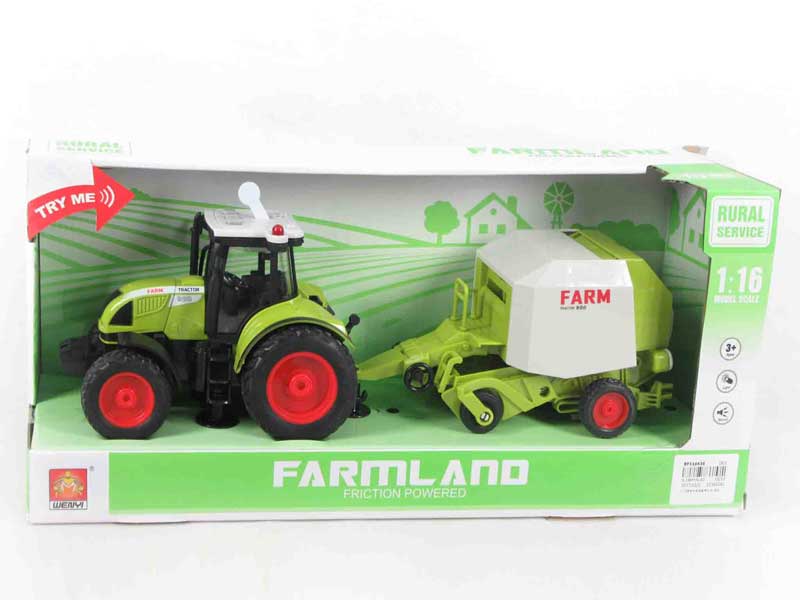 1:16 Friction Farmer Truck W/L_M toys