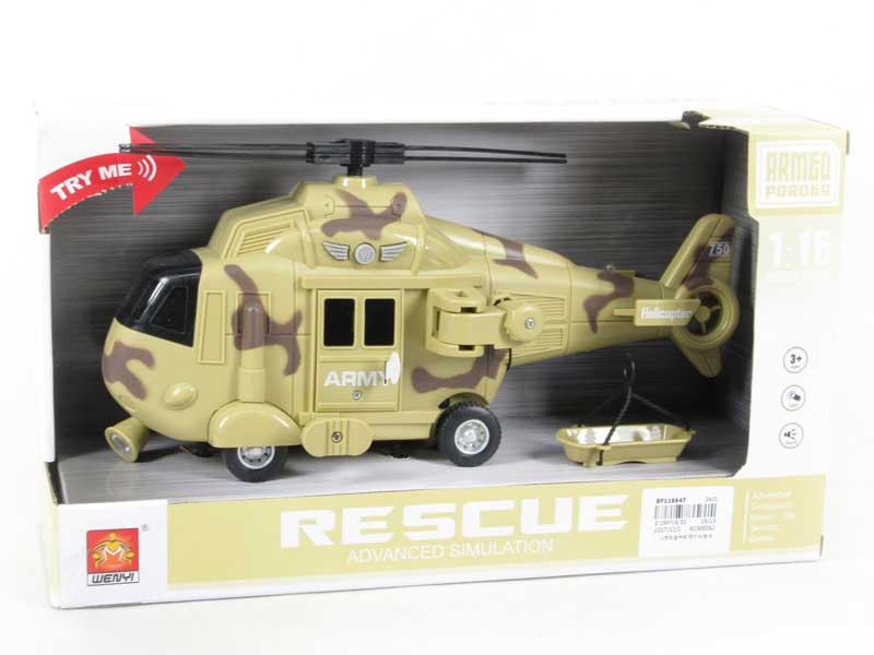 1:16 Fricton Helicopter W/L_M toys