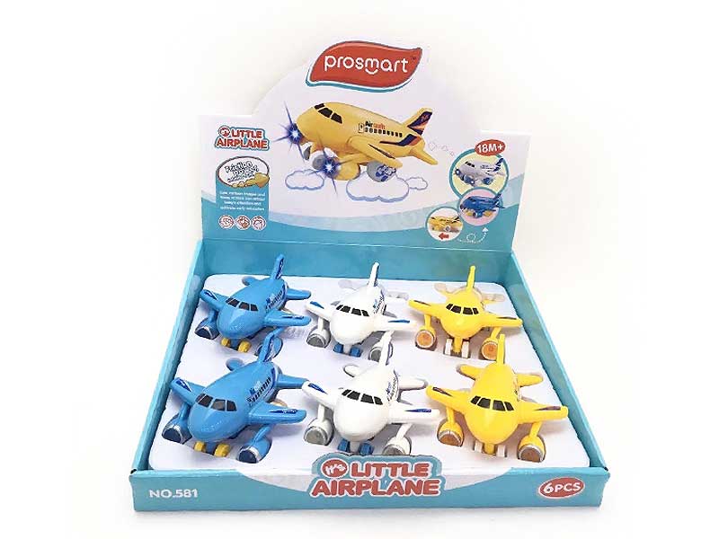 Friction Plane W/L_M(6in1) toys