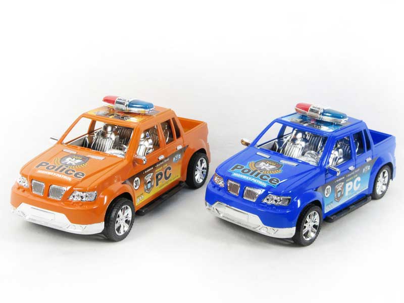 Friction Police Car(3c) toys