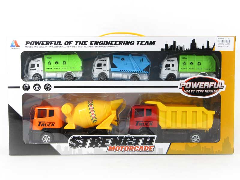 Friction Construction Truck(5in1) toys