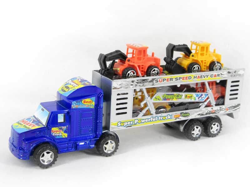 Friction Truck Tow Construction Truck(2C) toys