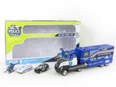 Die Cast Container Truck Set Friction