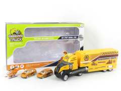 Die Cast Container Truck Set Friction