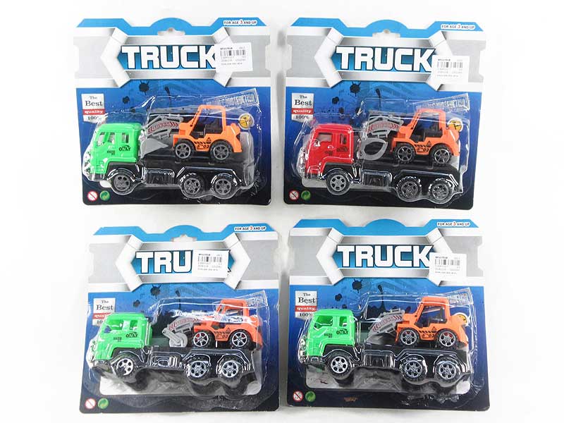 Friction Truck Tow Construction Truck(4S3C) toys