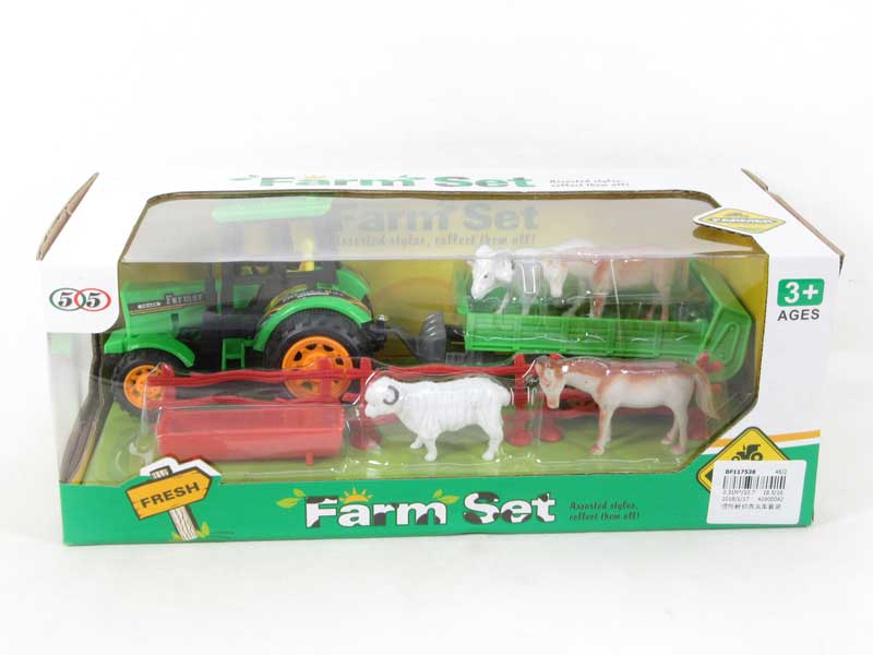 Friction Farmer Truck Set toys
